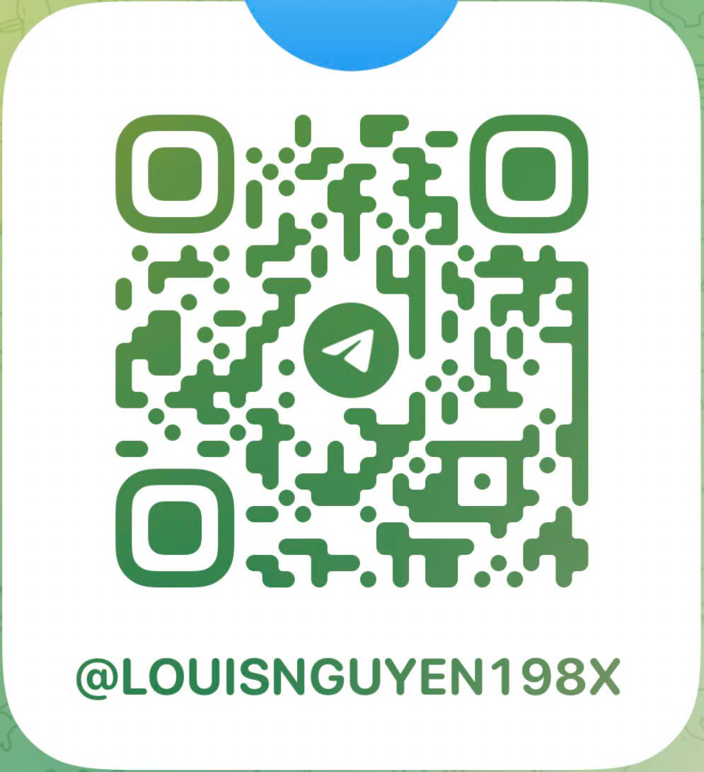 Telegram QR Code - @LOUISNGUYEN198X